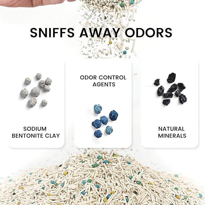 Tofu Cat Litter, Dr. PawPaw Clumping Cat Litter, Jasmine Scent 6 lb, Dust-Free Keep Kitty Tidy, Superior Odor Control Keep Step Fresh