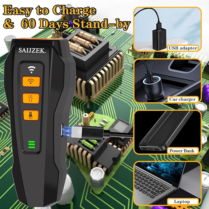 Ultrasonic Dog Barking Deterrence Device, Dog Training Tool, Animal Trainer, Rechargeable Anti-Barking Device, Suitable for Both Indoor and Outdoor Use, Black