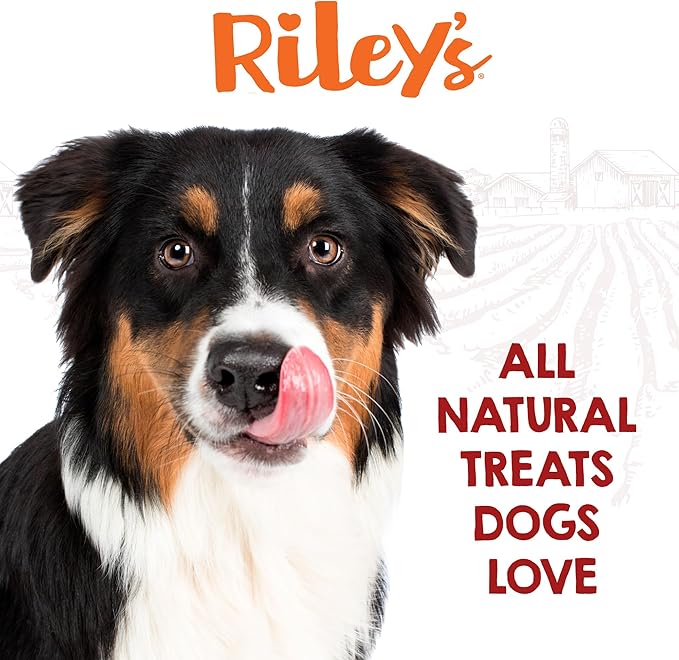 Riley's 12 Inch Beef Collagen Sticks for Dogs, Collagen Chews for Dogs, Bully Stick & Rawhide Alternative, Long Lasting, No Raw Hide Chews, Single Ingredient Dog Treat - 5 ct
