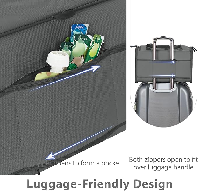 Cat, Dog Carrier for Pets up to 15 lbs, Soft-Sided Collapsible Pet Carrier with Upgraded Sturdy Base, Privacy Curtain and 2 Storage Bags, Cat Bag for Medium Cats and Small Dogs