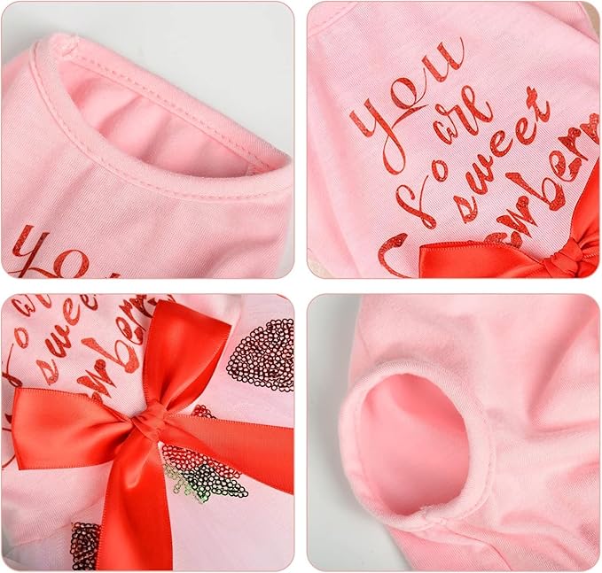 Girl Dog Dress Spring Clothes for Small Dogs Puppy Princess Tutu Cute Tulle Dresses Pet Clothes Cat Apparel Doggie Outfits