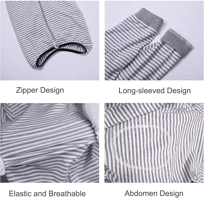 Yeapeeto Dog Onesie Surgery Recovery Suit for Large Medium Bodysuit Dogs Pajamas PJS Full Body for Shedding, Prevent Licking, Wound Protection, Cone Alternative (6X-Large (Pack of 1), Grey)