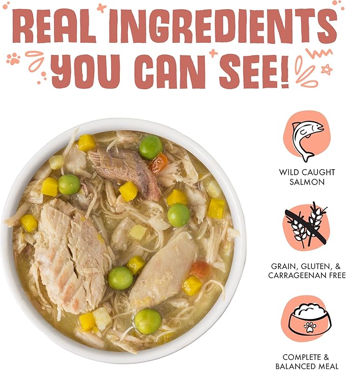 Weruva Classic Dog Food, Jammin' Salmon with Chicken & Salmon in Gravy, 5.5oz Can (Pack of 24)