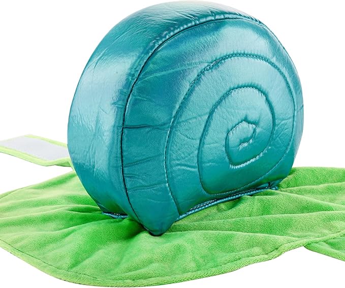 Mogoko Funny Dog Cat Snail Costumes, Pet Halloween Christmas Cosplay Dress, Adorable Green Snail Pet Costume (L Size)