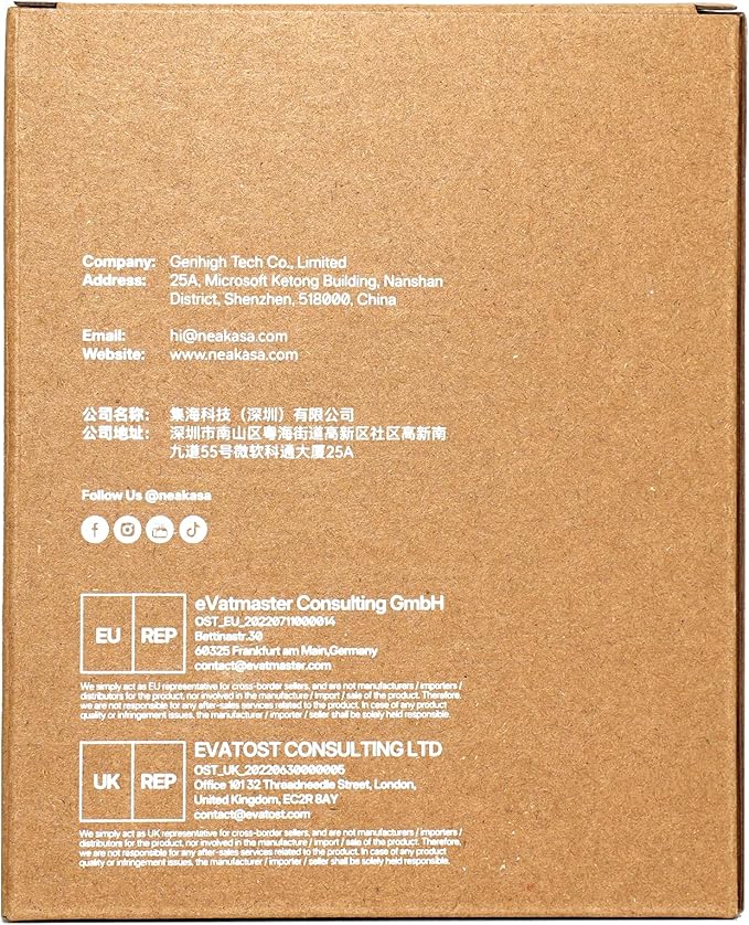 Neakasa Replaced Waste Bags-2 Rolls, Cat Litter Waste Receptacles Bags for M1 Open-Top Self-Cleaning Cat Litter Box