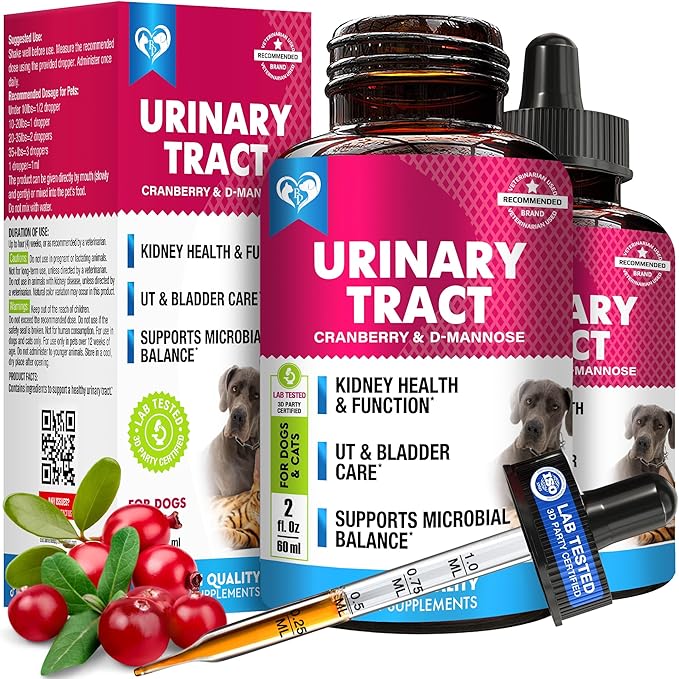 Natural Urinary Tract Supplement for Dogs and Cats