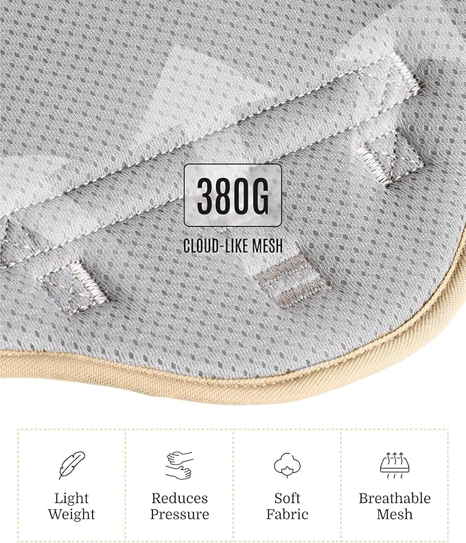 2025 New Edition, Fei & Eve Classic Dog Harness - Quick-Release Buckles | 3-Point No-Pull Control | Heavy-Duty 900D Nylon | Dual Safety Handles | Breathable Mesh | Adjustable Fit | X-Large,Champagne