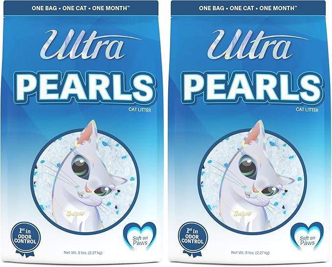 Ultra Pearls Cat Litter,5 lbs (Pack of 2)