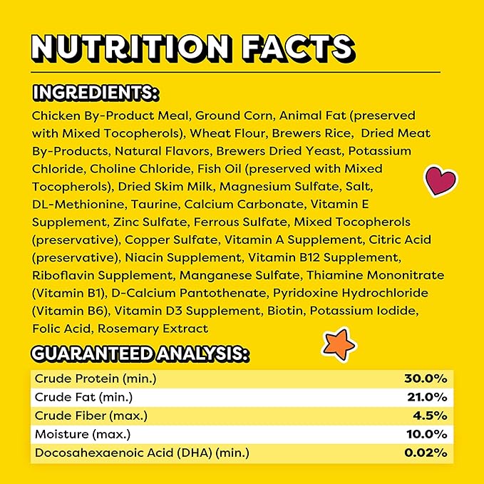 Temptations Kitten Crunchy and Soft Cat Treats Chicken and Dairy Flavor, 3 oz. Pouch, (Pack of 12)