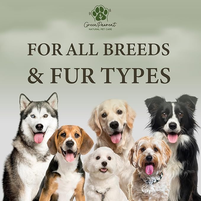 GreenPawrent- Lavender Essential Oil & English Pear Pet Shampoo for Dogs - Sensitive Dog Skin Care for All Breeds. Odor Control & Deep Cleansing - No Paraben No Sulfate - 8.5fl oz -2 Pack (2 Packs)