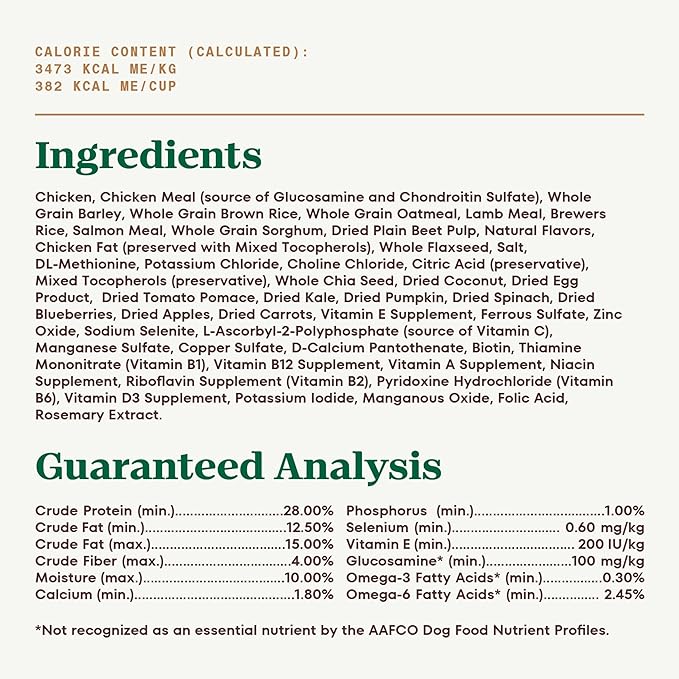 Nutro Ultra Adult Weight Management Small Breed Dry Dog Food, Chicken, Lamb and Salmon Protein Trio, 12 lb Bag