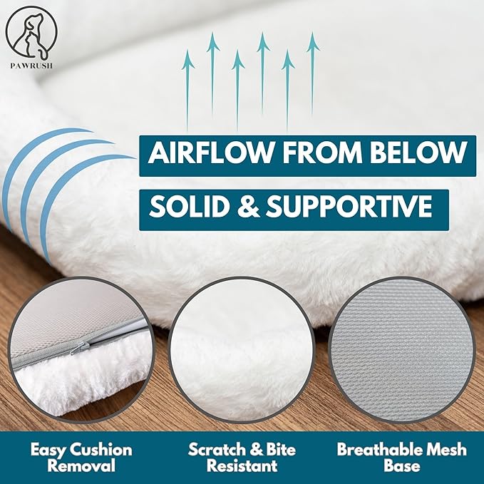 Cat Window Perch — Cat Window Bed with 4 Large Premium Suction Cups & Soft Solid Cushion; Strong Rustproof Metal Frame Window Hammock Holding Up to 40 lbs; Easy Assembly Perch for Indoor Cats