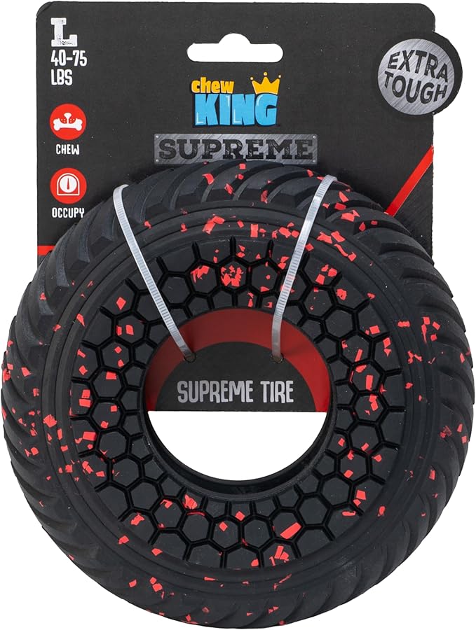 Chew King by Mammoth Supreme Dog Toy Collection, Medium Supreme Ring