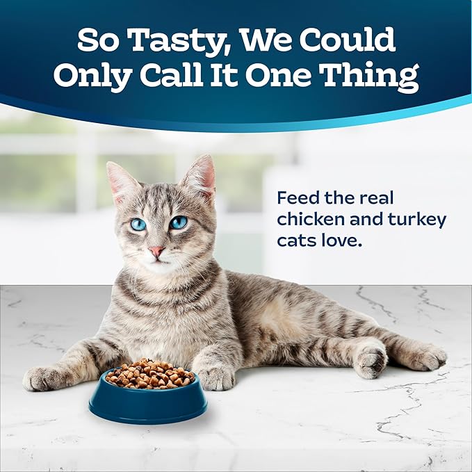Blue Buffalo Tastefuls Adult Cat Dry Food, Multi-Protein Chicken & Turkey Recipe, 15-lb. Bag