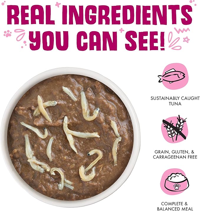 Weruva Classic Cat Food, Asian Fusion with Tuna & Shirasu in Gravy, 3oz Can (Pack of 24)