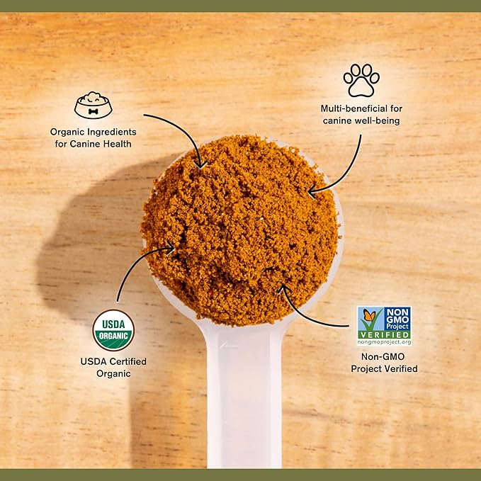 Super20 Canine Supplement Organic Ingredients Multi-Benefit Supplement, Ashwagandha, Help w/Canine Well-Being, Heart, Joint, Vision, Antioxidant Support by Katherine Heigl (30 scoops)