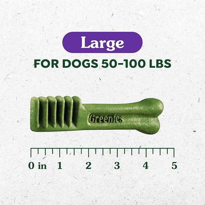 Greenies Large Dental Dog Treats, 3-Flavor Variety Pack, (3) 12 oz. Pouches, 24 Total Treats