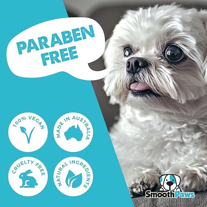 2-in-1 Natural Dog Shampoo & Conditioner – pH-Balanced for Dogs & Puppies | Gentle Oatmeal & Aloe Vera Formula for Sensitive Skin | Spiced Cucumber, Lavender & Tea Tree Scent | 16.9 oz | Smooth Paws