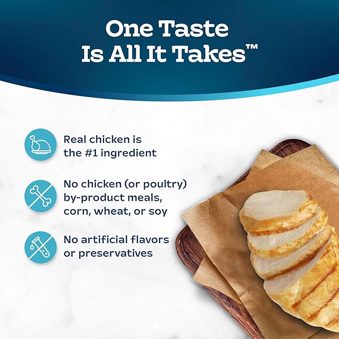 Blue Buffalo Tastefuls Adult Hairball Care Dry Cat Food, Made in the USA with Natural Ingredients, Chicken & Brown Rice Recipe, 3-lb. Bag