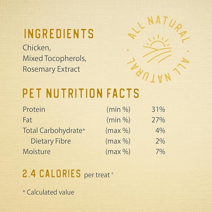 Caledon Farms Chicken Morsels Dog Treats: 125G/4.4OZ