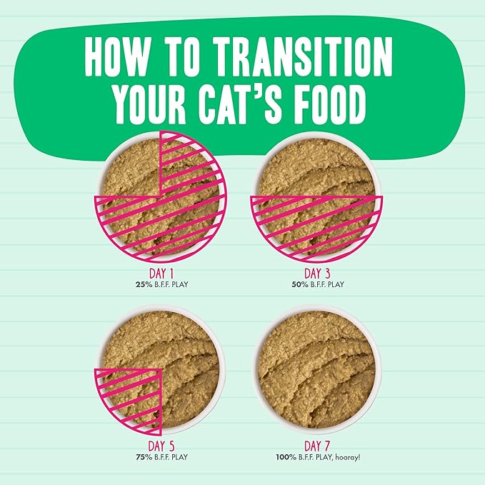 Weruva B.F.F. Play - Best Feline Friend Paté Lovers, Aw Yeah!, Swipe Right Delight Grain-Free Natural Wet Cat Food Variety Pack, 2.8oz Can (Pack of 18)