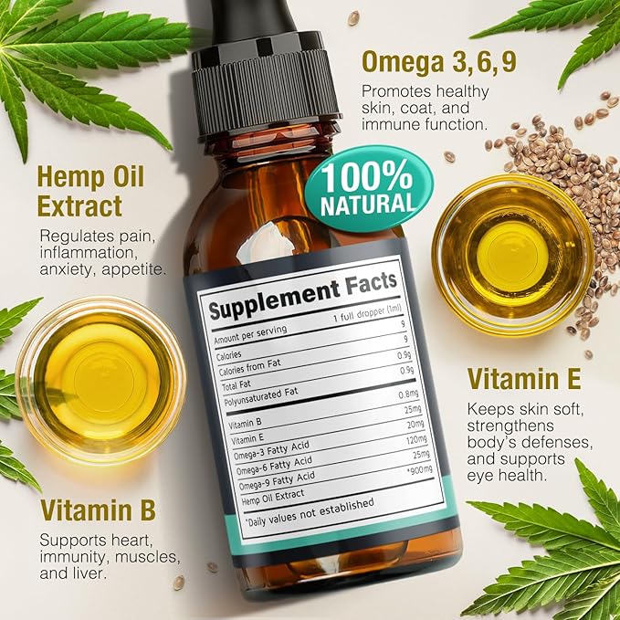 Charlie & Buddy Hemp Оil for Dogs Cats - Helps Pets with Аnxiеty, Pаin, Strеss, Slееp, Аrthritis, Sеizures Rеlief - Нiр Jоint Hеalth - Cаlming Trеats