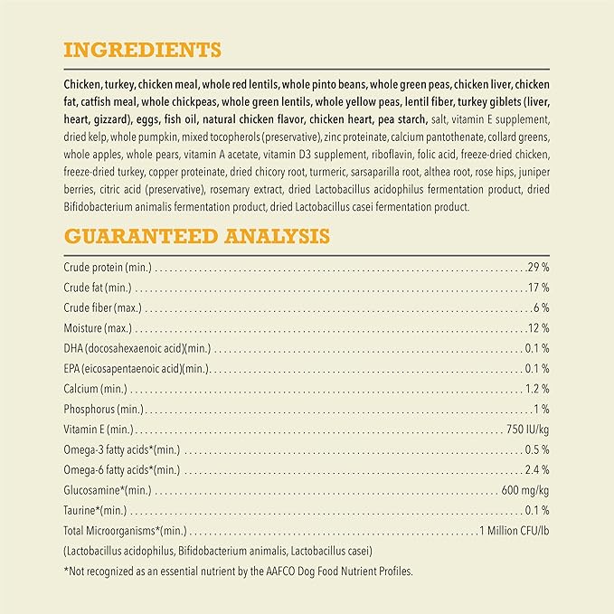 ACANA Grain Free Dry Dog Food Free Run Poultry Recipe 13lb Bag