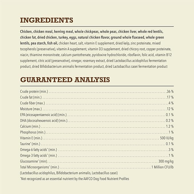 ACANA Butcher’s Favorites Grain-Free Dry Dog Food Free-Run Poultry & Liver Recipe 4lb Bag