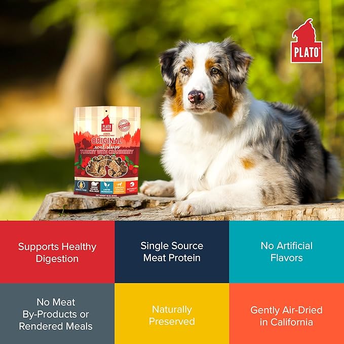 Plato Original Real Strips Turkey & Cranberry 6oz