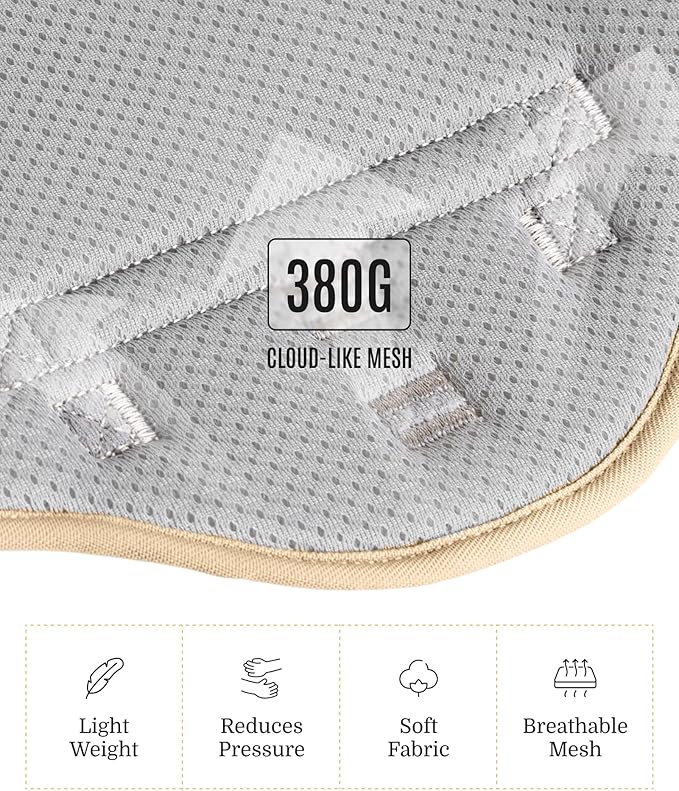 2025 New Edition, Fei & Eve MagEase Dog Harness - 3-Second Magnetic Buckles | 3-Point No-Pull Control | Heavy-Duty 900D Nylon | Dual Safety Handles | Breathable Mesh | Adjustable Fit, Medium,Champagne