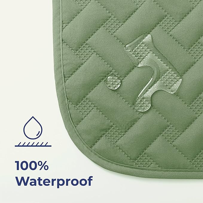 gogobunny 100% Double Sided Waterproof Dog Blanket Soft Pet Bed Cover Reversible Protect Furniture Couch Sofa Car for Puppy Cat Kids (Dark Green/Light Green, 30x70 Inch (Pack of 1))