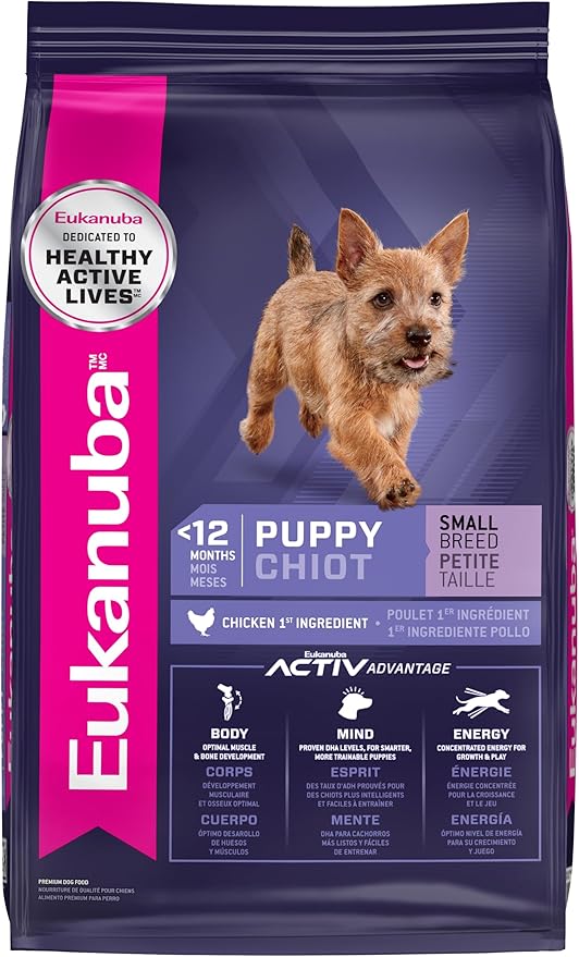 Eukanuba Puppy Small Breed Dry Dog Food, 4.5 Pound (Pack of 1)