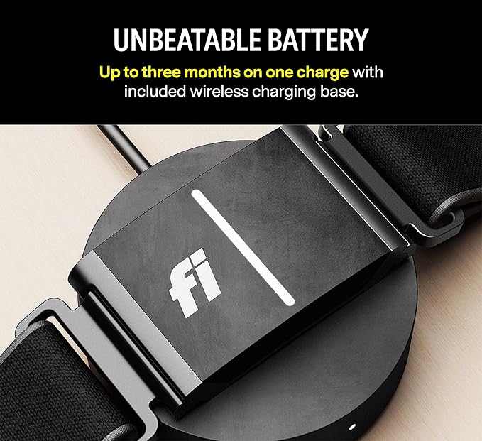 Fi Series 3 Smart Dog Collar - GPS Dog Tracker and Activity & Health Monitor, Waterproof, LED Light, Escape Alerts, Nationwide Coverage [Free 1 Year Membership] (Yellow, Small)