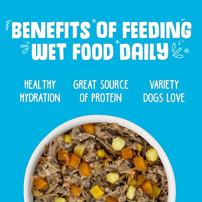 Weruva Classic Dog Food, Variety Pack, Chicken Free, Just 4 Me, Wet Dog Food, 14oz Cans (Pack of 12)