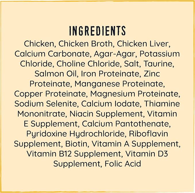 Hound & Gatos Wet Cat Food, 98% Chicken & Liver, Grain Free Pate Cat Food, Real Meat, High Protein, Limited Ingredients, No Additives, 5.5 oz. Cans (Pack of 24)