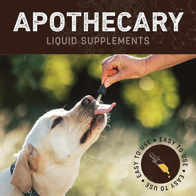 Earth Animal Apothecary Liquid Supplement - Clean Mouth, Gums & Breath Herbal Remedies for Dogs & Cats - 2 fl oz