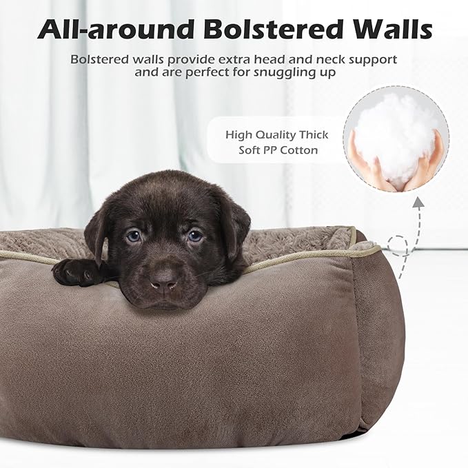INVENHO X-Large Dog Bed Rectangle Washable Orthopedic Soft Calming Sleeping Durable Pet Cuddler with Anti-Slip Bottom