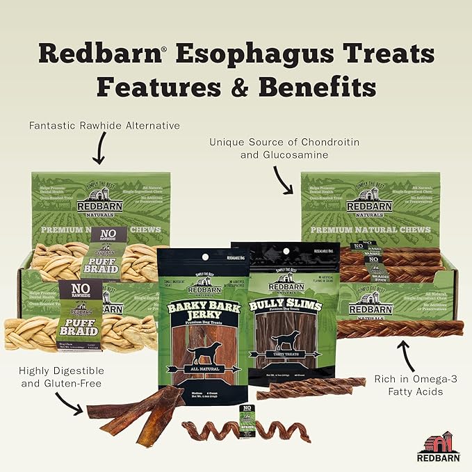 Redbarn Pet Products Naturals Barky Bark Beef Dog Treats 50 Bones