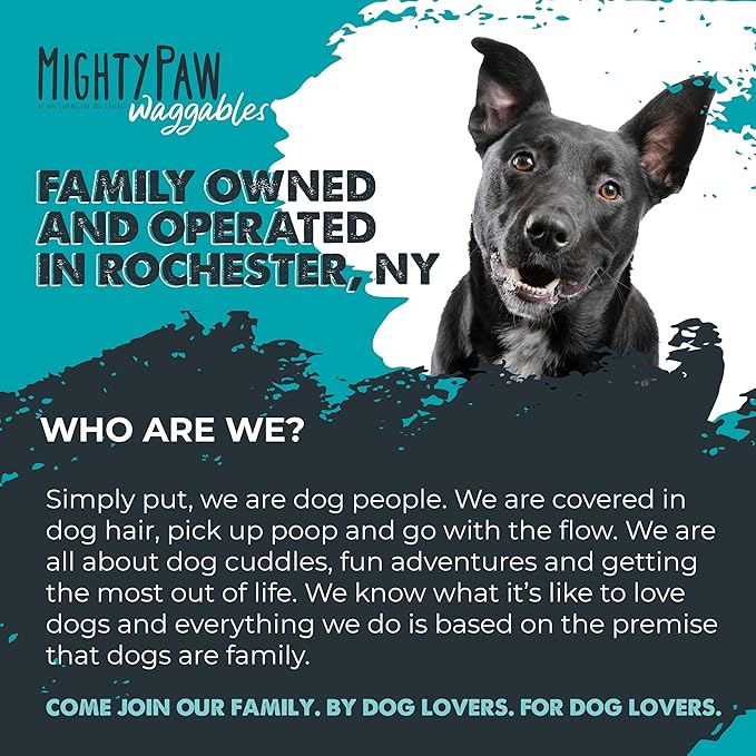 Mighty Paw Waggables Cran-Bladder (Made in The USA) | Vet Formulated Cranberry Supplement for Dogs – Cranberry Chews for Dogs, Urinary Tract & Bladder Support, Bacon Flavored, 120 Soft Chews