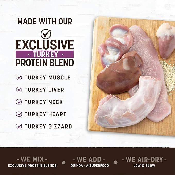 Earth Animal Wisdom Air-Dried Jerky Turkey Recipe | Dog Treats and Snacks | Premium Natural Turkey Jerky Strips | 4 oz | Dog Treats Made in The USA (Pack of 1)