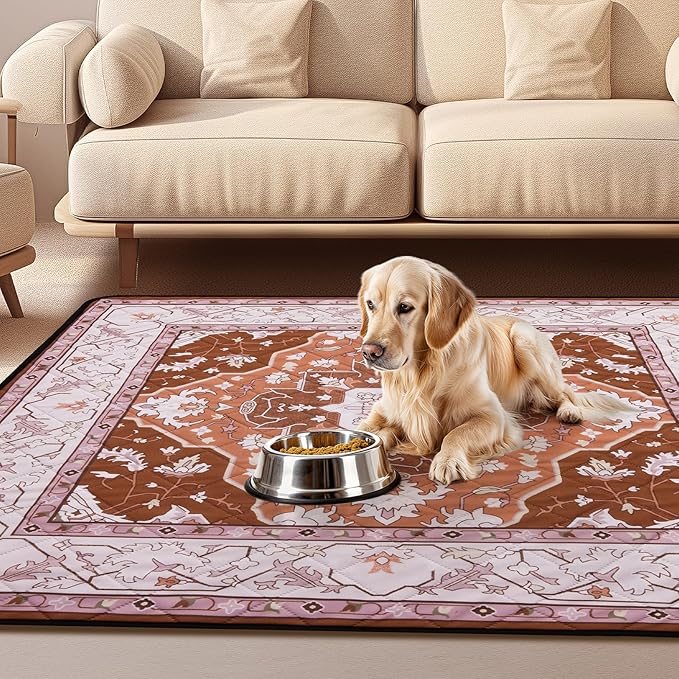 Washable Pee Pads for Dogs: 2 Pack Reusable, Waterproof & Leakproof Puppy Pad, Non-Slip Whelping & Potty Training for Floor, Playpen, Crate, Couch, 36x36