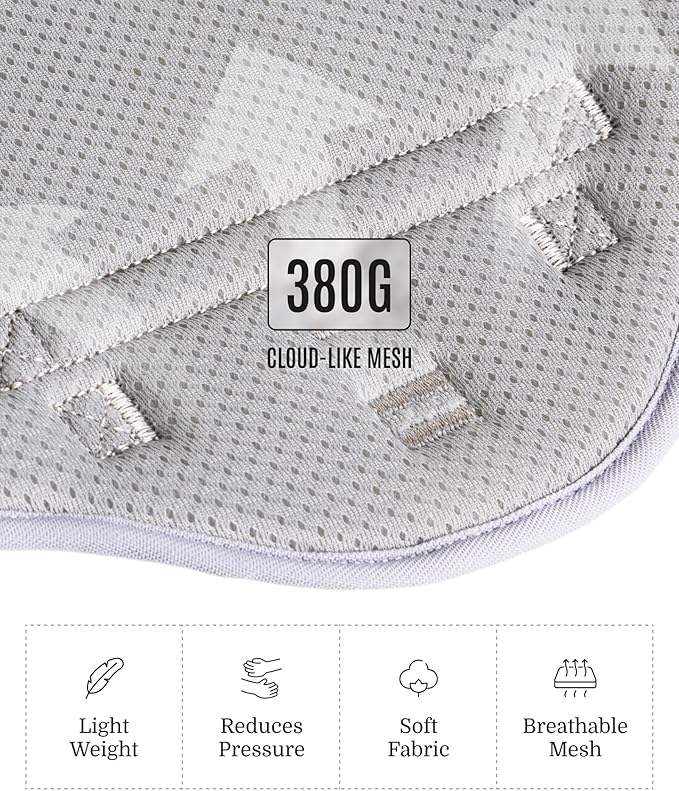 2025 New Edition, Fei & Eve Classic Dog Harness - Quick-Release Buckles | 3-Point No-Pull Control | Heavy-Duty 900D Nylon | Dual Safety Handles | Breathable Mesh | Adjustable Fit | Small,Gray