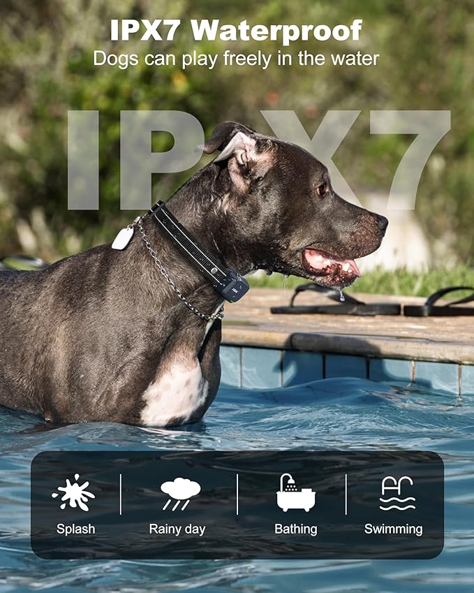 Jugbow Dog Collar - 4200FT Dog Training Collar with Remote IPX8 Waterproof Electric Collar with 4 Training Modes, Security Lock, Rechargeable e-Collar for All Breeds