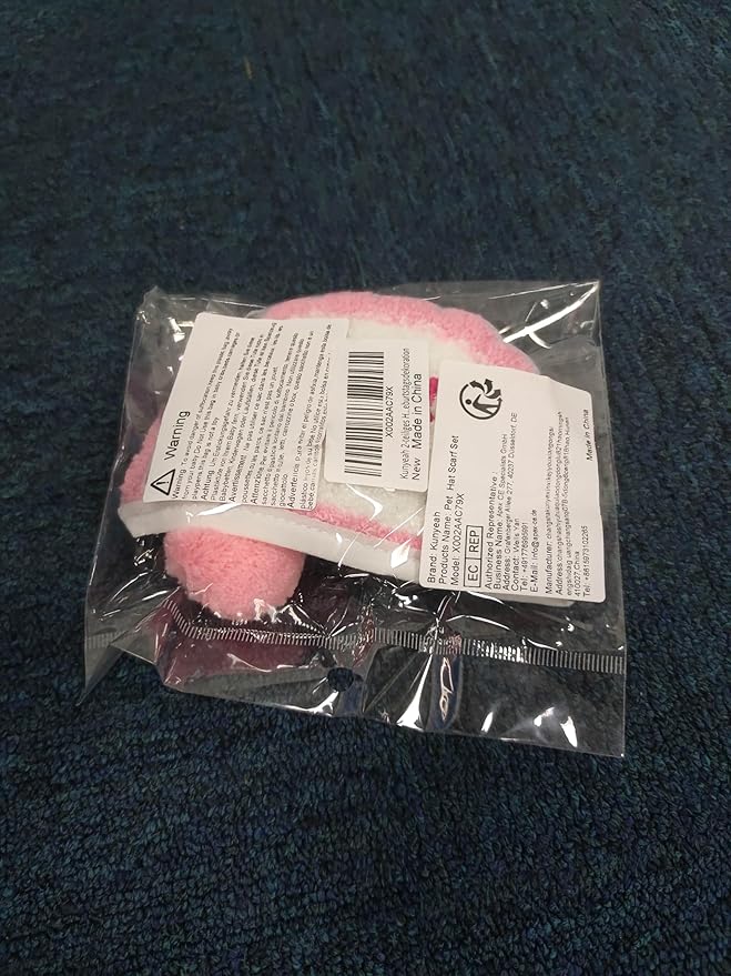 Kunyeah 2Pcs Pet Happy Birthday Hat Scarf Set Puppy Princess Costumes Cute Cat Bandana Outfit Dog Cone Hat wtih Pom-pom Colorful Lace Bib Collar Pet Birthday Decorations Party Supplies (Pink)