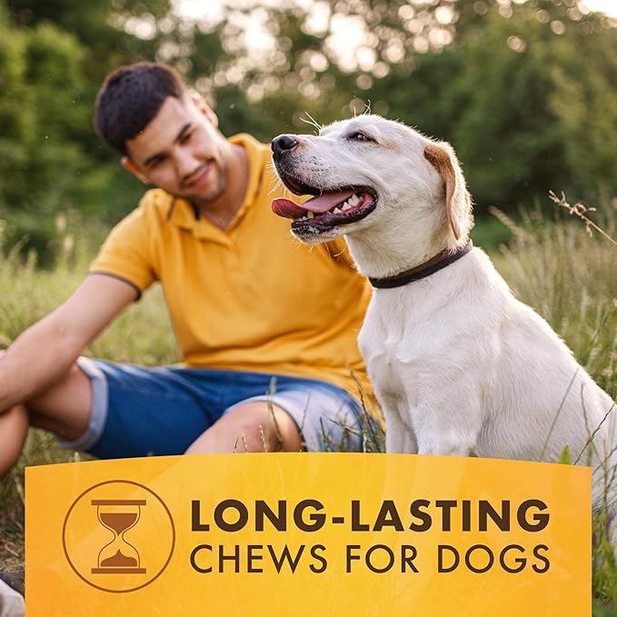 Dog Treats, K9 Kraves Combo Rawhide Free Bone Dog Treat, Peanut Butter and Chicken Flavor, Made with Real Peanut Butter and Chicken, 20 Count, Easily Digestible, Long-Lasting, High Protein