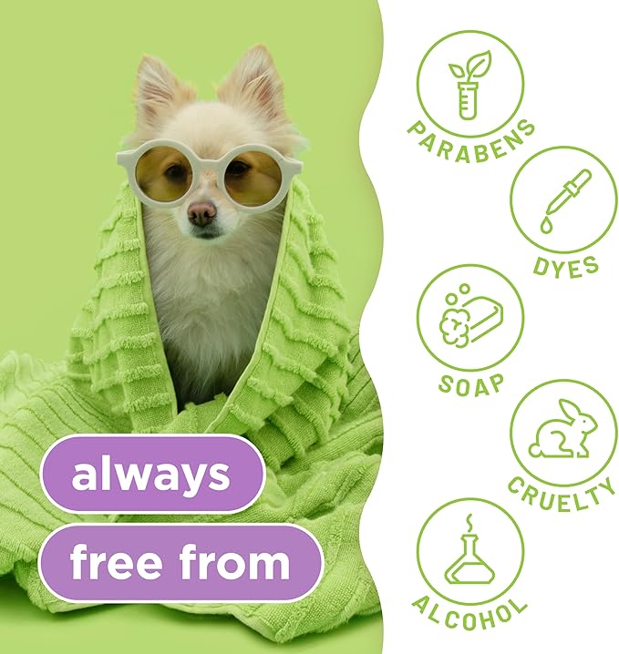 TropiClean Dog Conditioner, Professional Detangling & Moisturizing Conditioner, Puppy Safe, Made in the USA, Kiwi & Cocoa Butter Scent, 2.5 Gallon