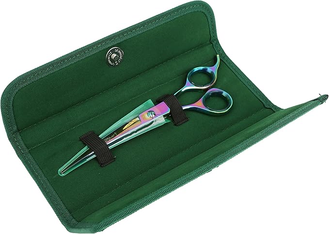 Sharf Rainbow 7.5 Inch Curved Dog Grooming Scissors - 440C Japanese Steel - Trusted Brand