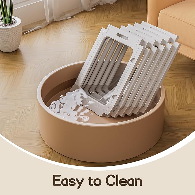 Jalove 30" H Clear Dog Playpen Acrylic Puppy Playpen Indoor, 8 PCS Easy Assemble Cat Rabbit Ferret Pet Play Pen, Plastic Dog Fence Crate Kennel Whelping Cage Enclosure for Small & Medium Dogs, White