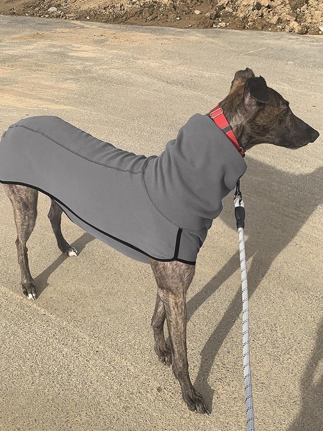 Esobo Warm Pet Clothes Winter Dog Coat Soft Vest for Small Medium Large Dogs (M,Grey)