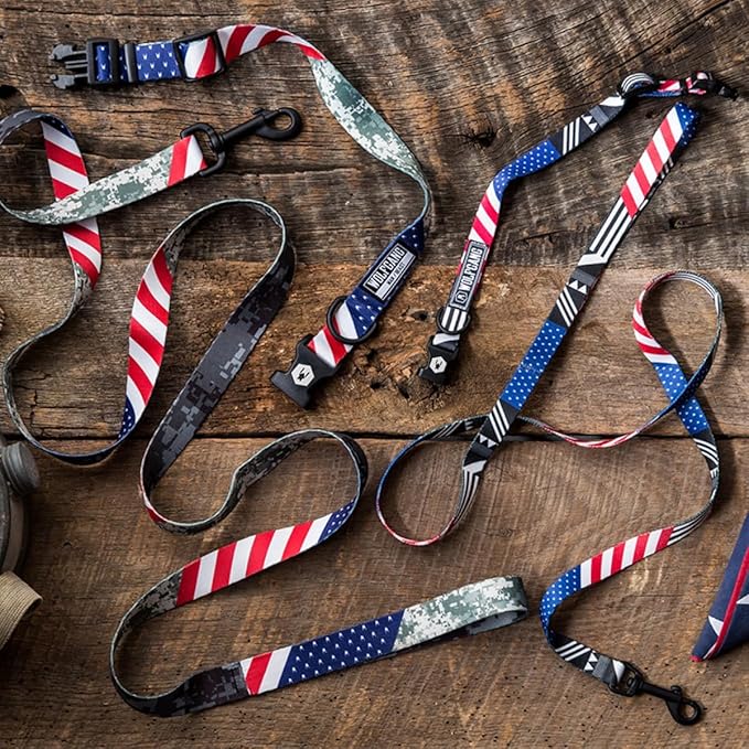 Wolfgang Heavy Duty Adjustable Dog Harness, Pull-Tested to Over 800 lbs for Walking & Training, DigitalDog Print, Large